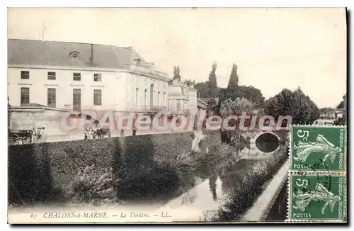 Cartes postales Chalons Sur Marne Le Theatre