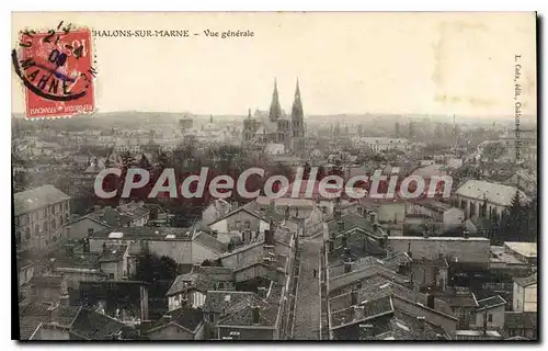 Cartes postales Chalons Sur Marne Vue Generale