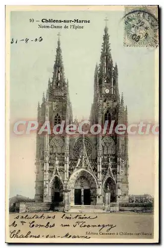 Cartes postales Chalons Sur Marne Notre Dame De I'Epine