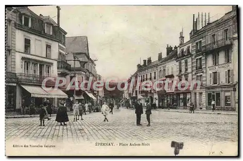 Cartes postales Epernay Place Auban Mo�t