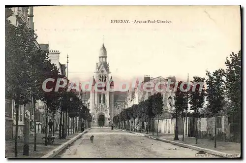 Cartes postales Epernay Avenue Paul Chandon