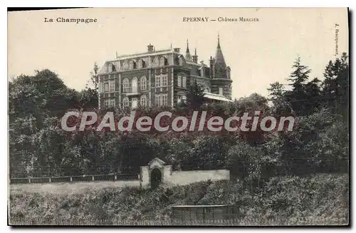Ansichtskarte AK Epernay Chateau Mercier