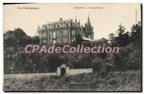 Cartes postales Epernay Chateau Mercier