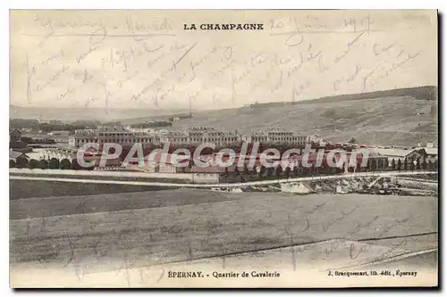 Cartes postales Epernay Quartier De Cavalerie