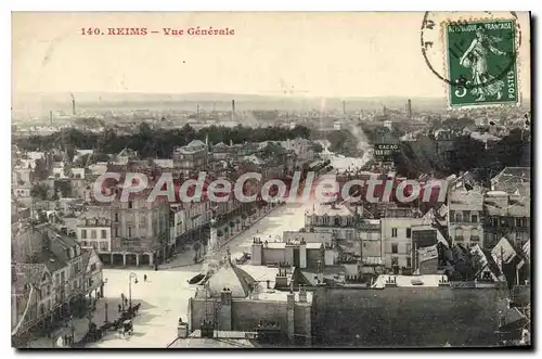 Cartes postales Reims Vue Generale