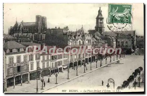 Cartes postales Reims La Place Drouet D'Erlon