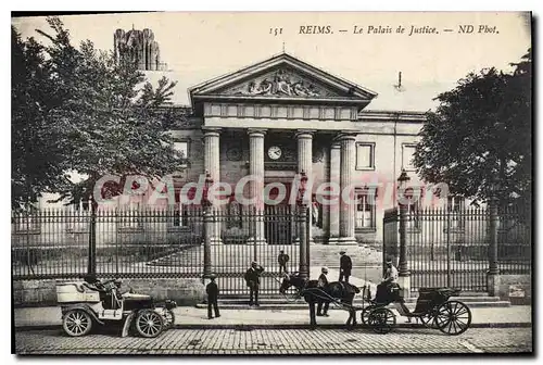 Ansichtskarte AK Reims Le Palais De Justice