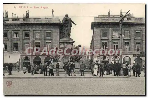 Cartes postales Reims Place Royale