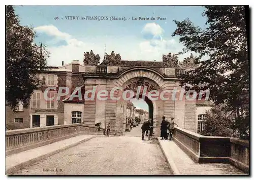 Cartes postales Vitry Le Francois La Porte Du Pont