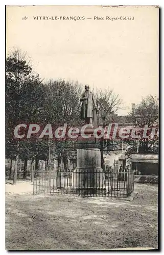 Cartes postales Vitry Le Francois Place Royer Collard