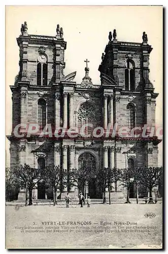 Cartes postales Vitry Le Francois Eglise Notre Dame