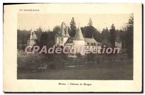 Cartes postales Marne Chateau De Brugny