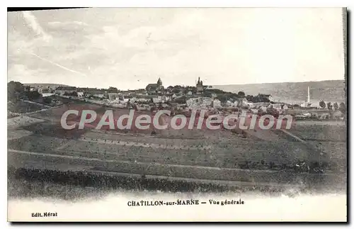 Cartes postales Chatillon Sur Marne Vue Generale