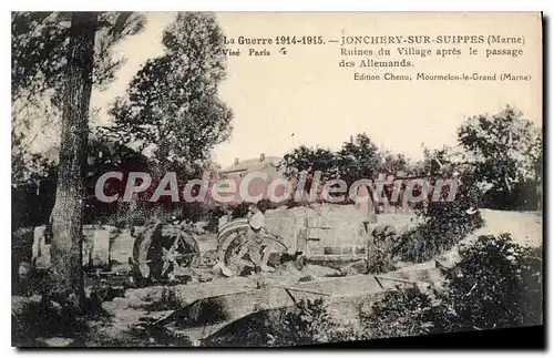 Cartes postales Jonchery Sur Suippes Ruines Du Village