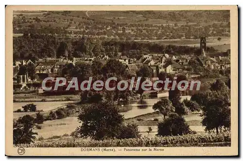 Cartes postales Dormans Panorama Sur La Marne