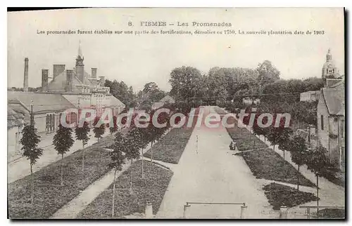 Cartes postales Fismes Les Promenades