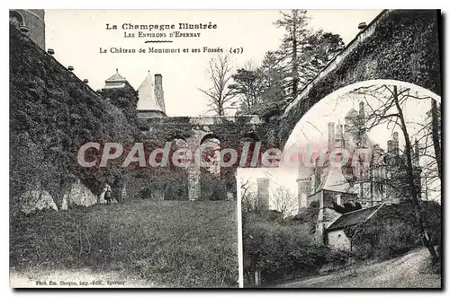 Cartes postales Epernay Les Environs La Champagne Illustree Ch�teau de Montmort