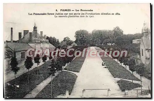 Cartes postales Fismes Les Promenades