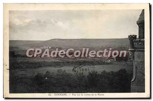 Cartes postales Dormans Vue Sur La Vallee De La Marne