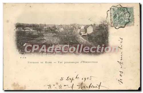 Cartes postales Reims Vue Panoramique D'Hermonville