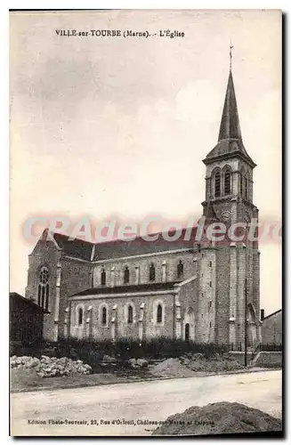 Cartes postales Ville Sur Tourbe L'Eglise