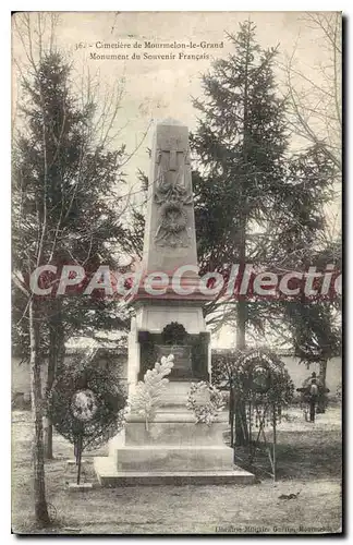 Ansichtskarte AK Mourmelon Le Grand Monument Du Souvenir Fran�ais