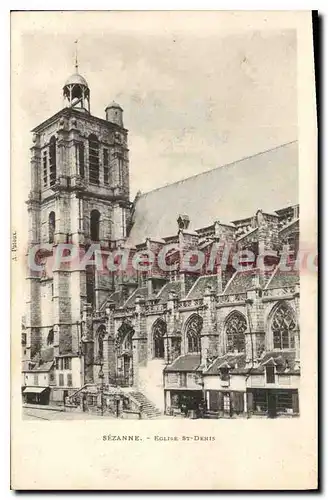 Ansichtskarte AK Sezanne Eglise St Denis