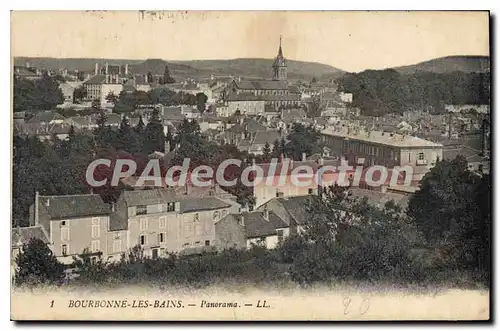 Cartes postales BOURBONNE Les Bains Panorama