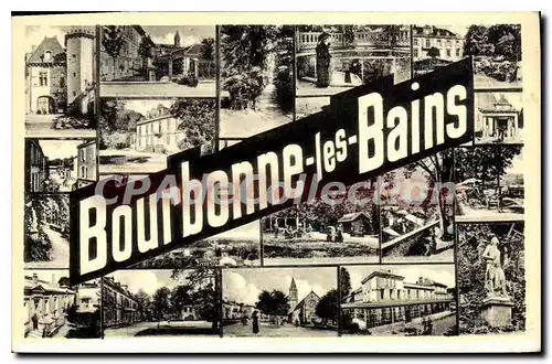 Cartes postales BOURBONNE Les Bains vues diverses