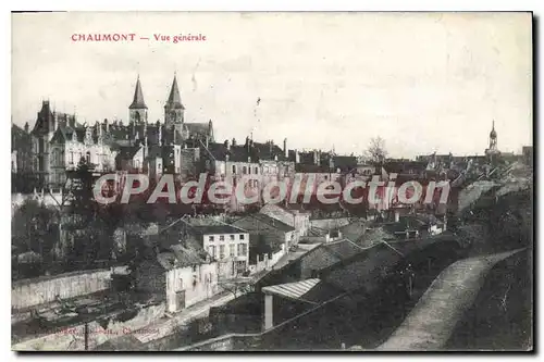 Ansichtskarte AK Chaumont Vue Generale