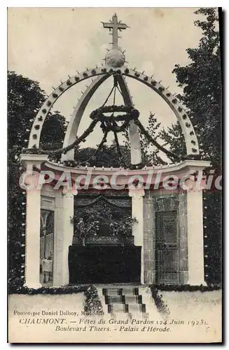 Cartes postales Chaumont Fetes Du Grand Pardon 24 juin 1923 H�rode