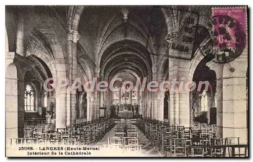 Ansichtskarte AK Langres Interieur De La Cathedrale