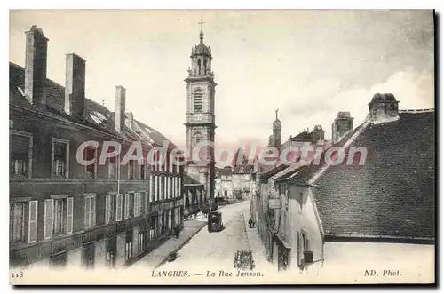 Cartes postales Langres La Rue Janson