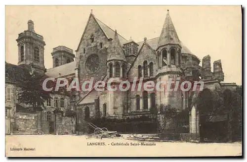 Ansichtskarte AK Langres Cathedrale Saint Mammes