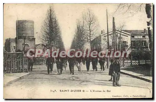Cartes postales Saint Dizier L'Avenue De Bar