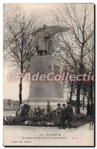 Ansichtskarte AK Saint Dizier Monument Aus Morts De La Grande Guerre