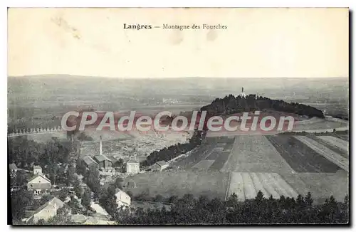 Cartes postales Langres Montagne Des Fourches