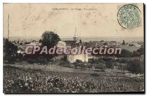 Cartes postales Chalindrey Le Village Vue Generale