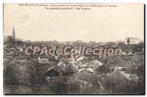 Cartes postales Fayl Billot Grand Centre De Culture d'osier vannerie