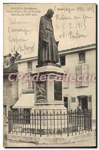 Cartes postales Joinville Statue De Jean
