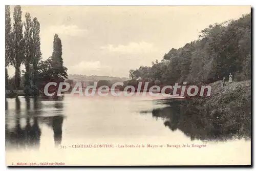 Cartes postales Chateau Gontier barrage de la Rougere
