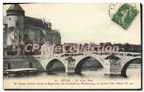 Cartes postales Laval Le Vieux Pont