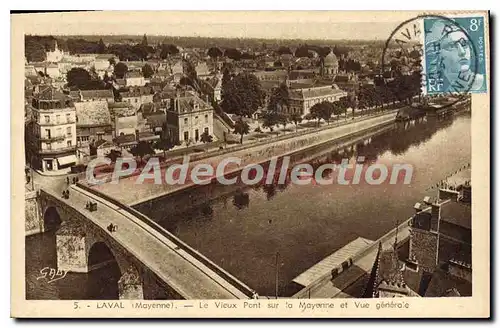 Cartes postales Laval Le Vieux Pont sur La Mayenne