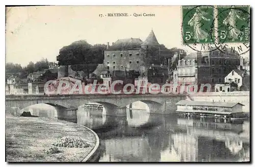 Cartes postales Mayenne Quai Carnot