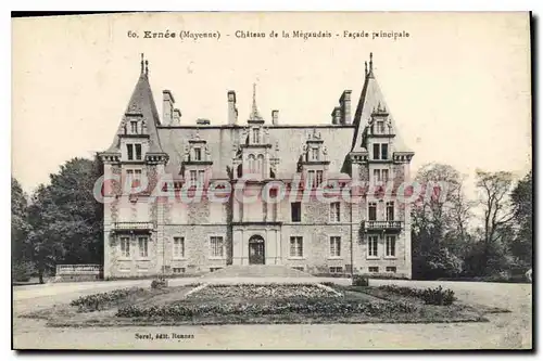 Ansichtskarte AK Ernee Chateau De La Megaudais Facade Principale