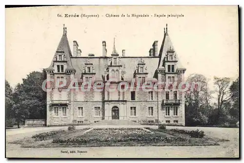 Cartes postales Ernee Chateau De La Megaudais Facade Principale