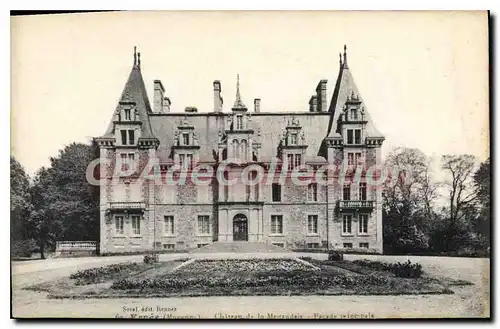 Ansichtskarte AK Ernee Chateau De La Megaudais Facade Principale