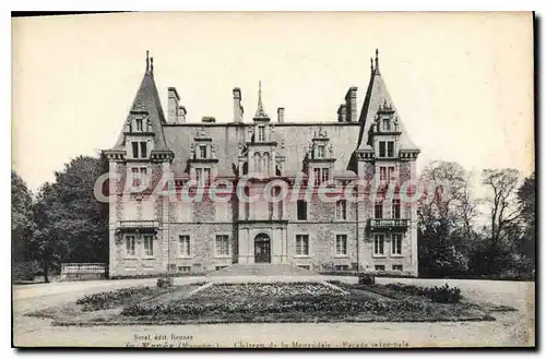 Cartes postales Ernee Chateau De La Megaudais Facade Principale