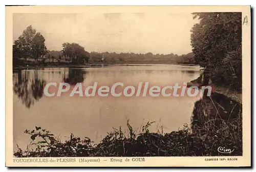 Cartes postales Fougerolles Du Plessis Etang De Goue