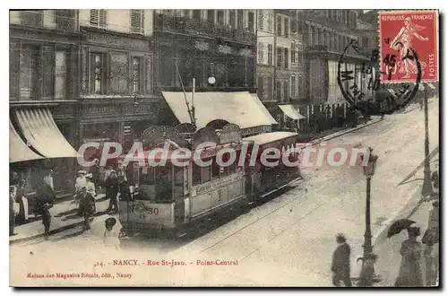 Cartes postales Nancy Rue St Jean Point Central Tramway